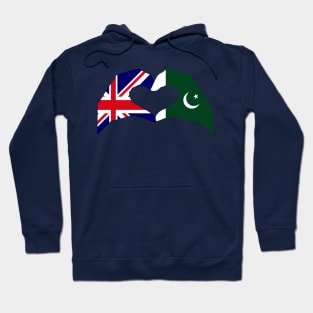 We Heart UK & Pakistan Patriot Flag Series Hoodie